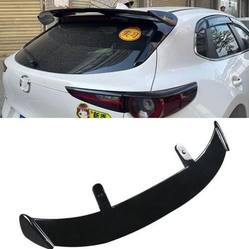 CEYUSOT For Roof Spoiler Accessories Mazda CX-30 ABS Material CAR Window Rear Lip Glossy Black WING Tail FIN Refit CX30 2020 21