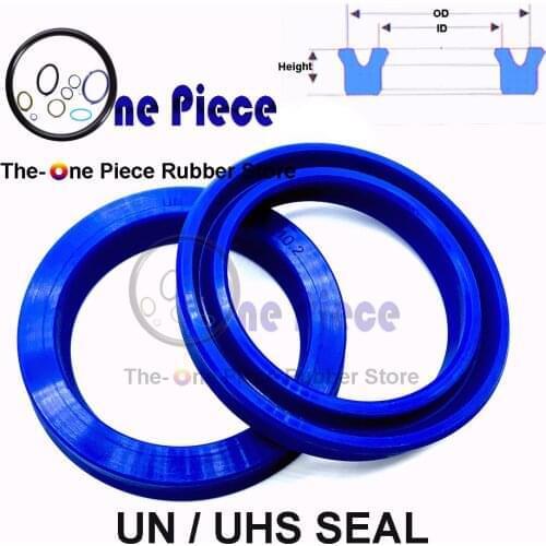 UN 22X28X8/45X55X7/28X38X8/80x90x8 USH U Cup SEAL Hydraulic cylinder piston rod Uring type single acting seal symmetrical PU lip