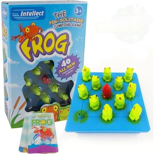 Frog Education Board Game Family/Party/Friends 3-7 Years Old Jumping Game Best Gift for Children Funny Intellect