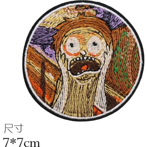 Custom Embroidery Patch Iron on woven patch sewn For clothing applique backpack Motif DIY logo factory direct can be customized