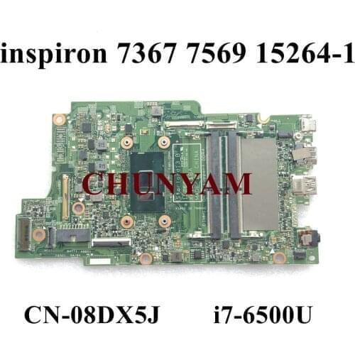 NEW 15264-1 w/ i7-6500U FOR Dell Inspiron 15 7569 / 13 7368 Laptop Notebook Motherboard Mainboard CN-08DX5J 8DX5J 100% tested