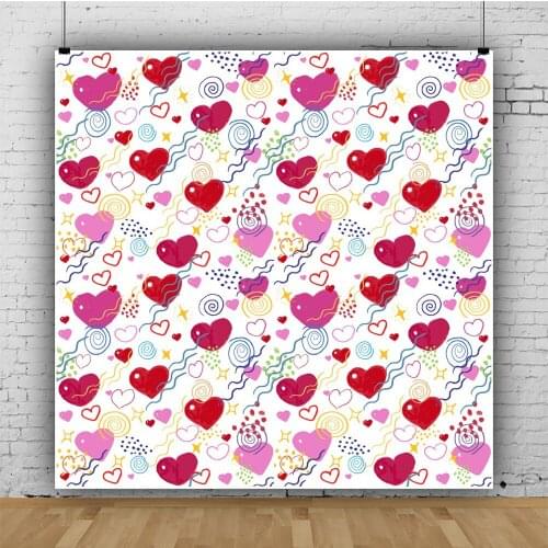 Pink Love Romantic Cute Background Portrait Photography Wedding Birthday Party Photozone Decors Backdrops Studio Accessories