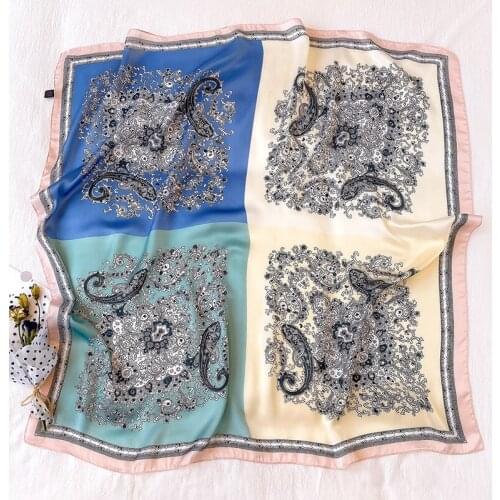 KOI LEAPING New fashion scarf for ladies cashew flowers printing scarf shawl decorative headscarf Variety professional shawl