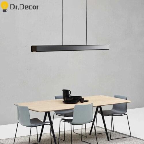 Modern Wood LED Pendant Iights Lighting Nordic Minimalist Aluminum Pendant Lamp Restaurant dinning room hanging lamps Luminarie