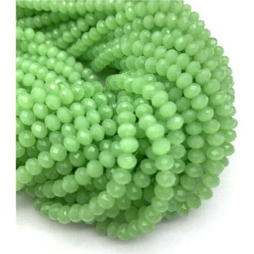 2X3mm/3X4mm Crystal Rondel Beads Glass Beads Faceted Crystal Beads for Jewelry Making Jewelry Accessories Diy