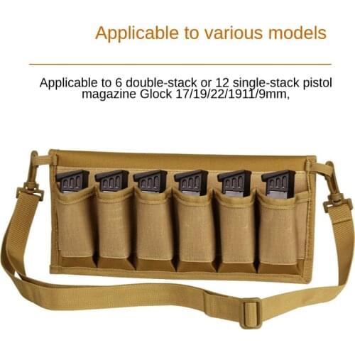 Outdoor Tactical Magazine Bag Molle Crossbody 9mm 40 45 Magazine Bag