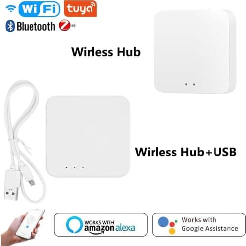 Tuya Smart Home Intelligent Room Wifi Zigbee Bluetooth Gateway Remote Control Zigbee Devices Via Smart Life APP Works With Alexa