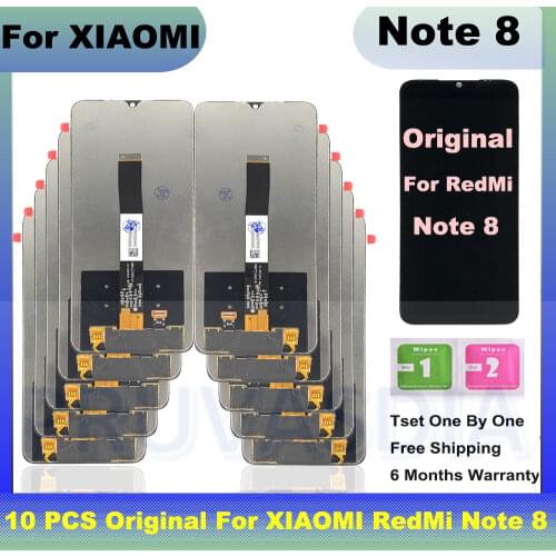 10 Piece/lot Original 6.3 inch For Redmi Note 8 LCD Display Touch Screen Digitizer Assembly For XiaoMi RedMi Note8 LCD