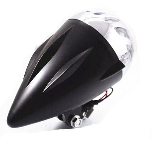 12V High Low Beam Head Light Headlight Lamp Motorcycle HeadLamp Cruiser Chopper Cafe Racer Old School Bobber Touring