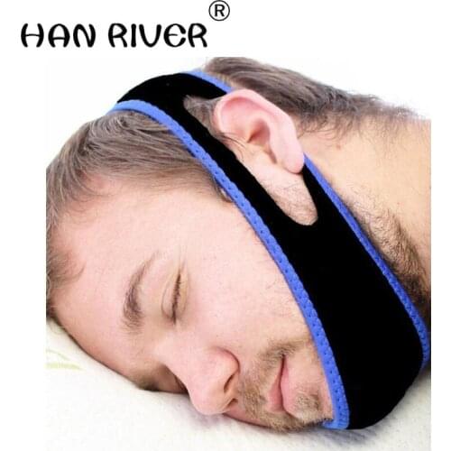 HANRIVER 2 pc Anti Snore Chin Strap Stop Snoring Snore Belt Support Straps for Woman Man Health care Sleeping Aid Tools hot sale