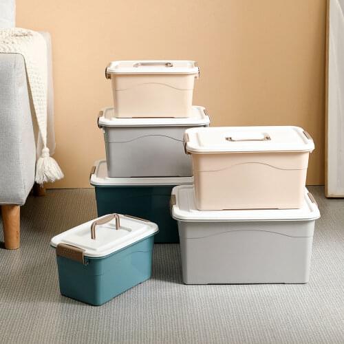 3PCS/Set Plastic Extra Large Clothes Storage Boxes Thickened Large Storage Box Clothing Organizers