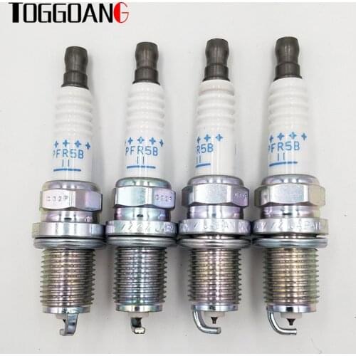 4pcs/lot High Quality Iridium Spark Plug For Subaru Forester Impreza Legacy Nissan 22401-AA570 22401AA570 PFR5B-11 PFR5B11