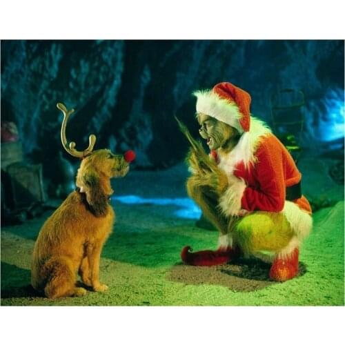 NEW Diamond painting 5d santa dog icon kids gift canvas embroidery full square diamond art 3d round drill mosaic merry christmas