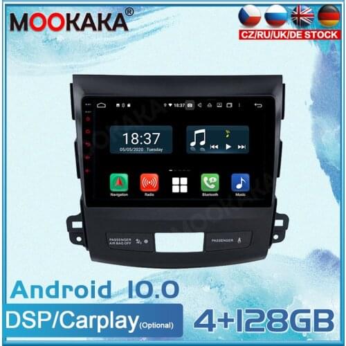 Android10 For Mitsubishi Outlander 2007-2012 Car GPS Navigation Auto Stereo Multimedia Radio Video DVD Player Headunit Carplay