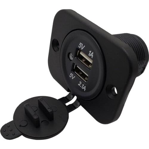 Car USB Charger Cigarette lighter Socket Power Adapter 12V 24V 3.1A 4.2A Dual USB Charger for Car Boat Motorcycle Truck ATV