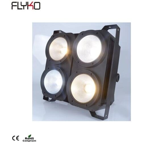Free shipping New design Cool White and Warm White 2in1400W 4 eyes led cob blinder lights