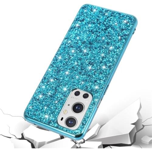 Glitter Phone Case For Oneplus 9 8 7T Pro 1+Nord N100 N10 5G 6T 7 Cute Shiny Sequins Coque