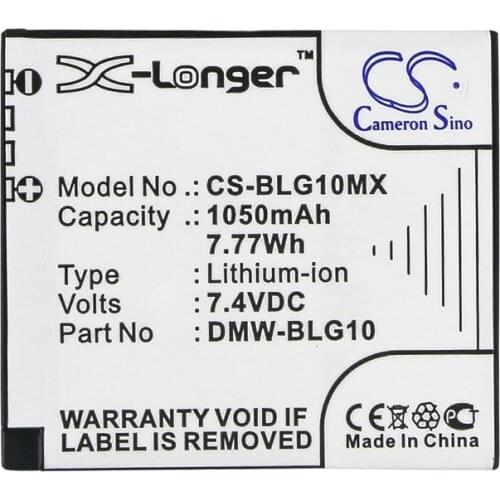 CameronSino for LEICA D-Lux Type 109 for PANASONIC Lumix DMC-GF3 DMC-GF3C DMC-LX100S DMC-ZS60 BP-DC15 DMW-BLG10 battery