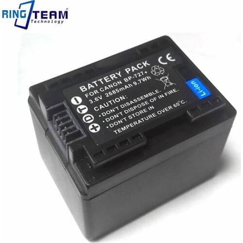 Decoded BP 727 BP-727 BP727 Digital Battery Pack For Canon Cameras HF M50 M500 M52 R30 R300 R32 M56 M506 M60 HD R36 R37 R38