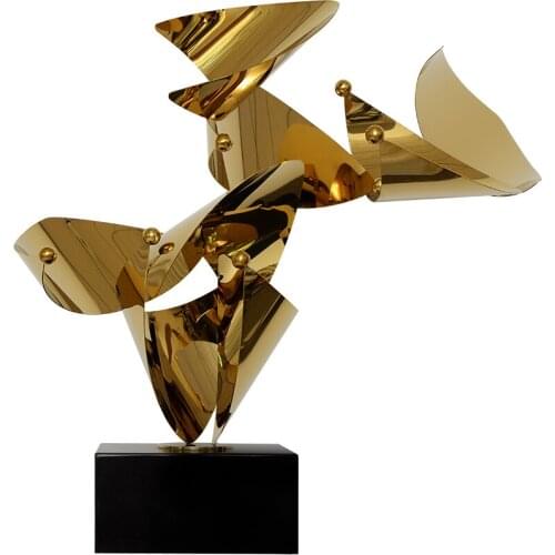 Hotel lobby decoration model room sales office living room lobby soft decoration crafts table sculpture works of Art