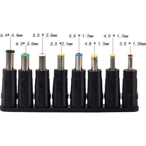 For Portable computer DC 5.5X 2.1 MM female connector plug connector 6.3 6.0 5.5 4.0 3.5 1.7 1.35 male power supply