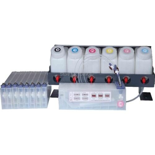 Double 6 color CISS system bulk ink system for Outdoor large format printer plotter