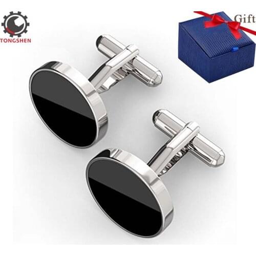 Jewelry Stainless Steel Classic Tuxedo Shirt Cufflinks for Men Unique Business Wedding Cuff Studs Set Cuff Link for Mens Shirt