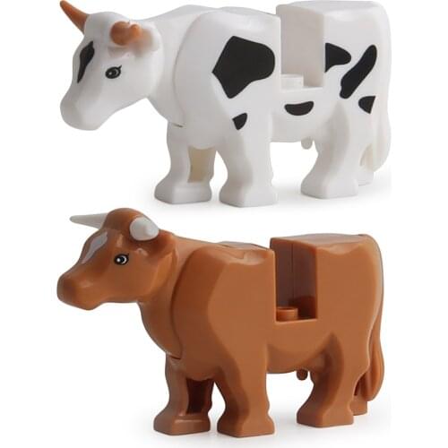 Animal Building Blocks Model Children Early Educational Toys Educational Games Figure Locking Kids Brick Toy Holiday Gifts