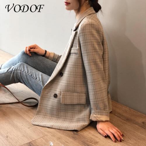 Mcefilee Women's Tweed Blazers