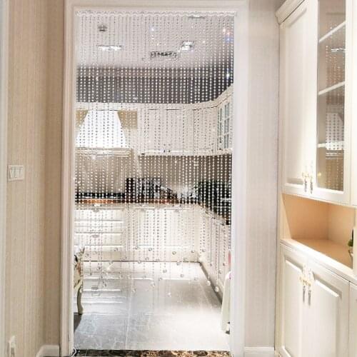 Fashion Crystal glass bead Curtain Indoor Home Decoration Luxury Wedding backdrop Decoration supplies
