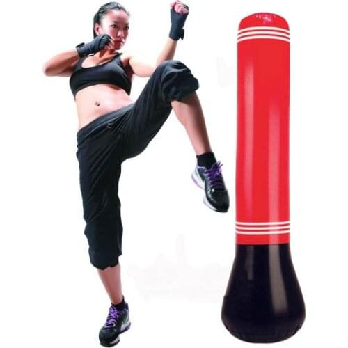 Pvc adult children inflatable punching bag boxing column tumbler punching bag vent toy thickened 1.5 meters high