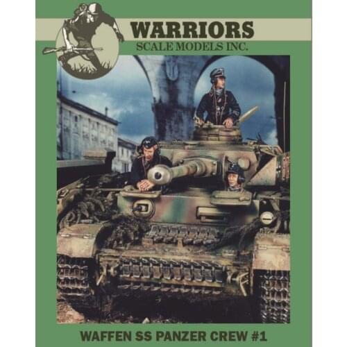 1/35 Scale German Panzerkampfwagen IV Crew WWII Miniatures Unpainted Resin Model Kit 3 Figure Free Shipping