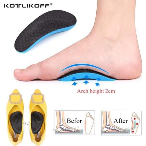 Arch Pad Support Orthopedic Insoles For Shoes Flat Foot Correction High Arch Cushioning Plantar Fasciitis Pain Relief Inserts
