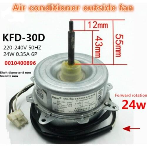 Applicable to Haier air conditioner outside fan / fan motor KFD-30D 0010400896 24W forward rotation motor