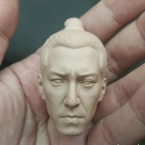 Blank 1/6 Scale Brotherhood of Blades Chang Chen Head Sculpt Unpainted Fit 12" Figure