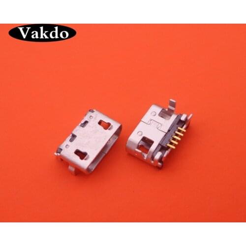50pcs Micro USB Charging connector for Lenovo A7600 A7600H A788T S930 A656 A370 S390 A388T A3000-H