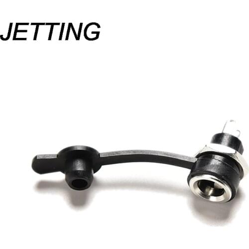 JETTING 1 PCS Black Waterproof DC Power Socket Jack Power Charger Plug Panel Mount Female Mount Connector 3A 5.5 x2.1mm