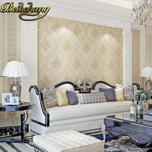 Beibehang Relief Abstract Circle sofa Television TV Background 3d flooring wallpaper for walls Wall Paper Roll For Living room