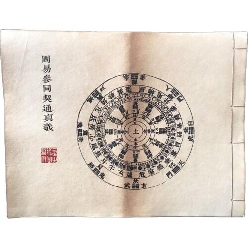 Chinese Line Binding Old Books Of Eight Diagrams