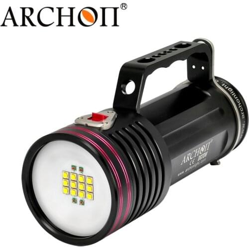 ARCHON D100W-II CREE XM-L2 U2 10000 Lumens LED Diving Flashlight Waterproof Diving Torch with Battery and Charge