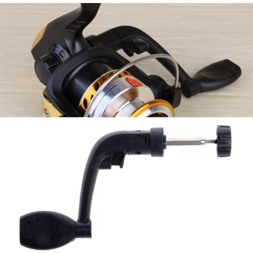 Universal Plastic Power Handle Fishing Reels Crank Rock Arm Spinning Wheel Grasp Fold-able Design 2021 New