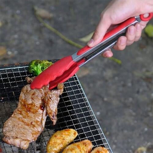 Barbecue Salad Food Clip BBQ Tongs Stainless Steel Kitchen Tools Multifunction Grill Tools Kitchen Gadgets Kitchen Accessories