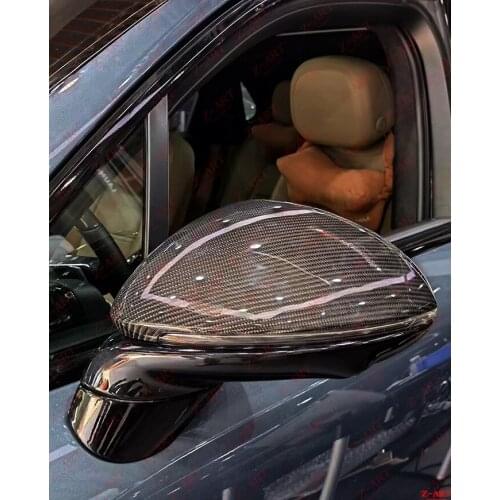 Z-ART Cayenne carbon fiber mirror housing for 9YA Cayenne carbon fiber mirror cap for new Cayenne carbon fiber rearview mirror