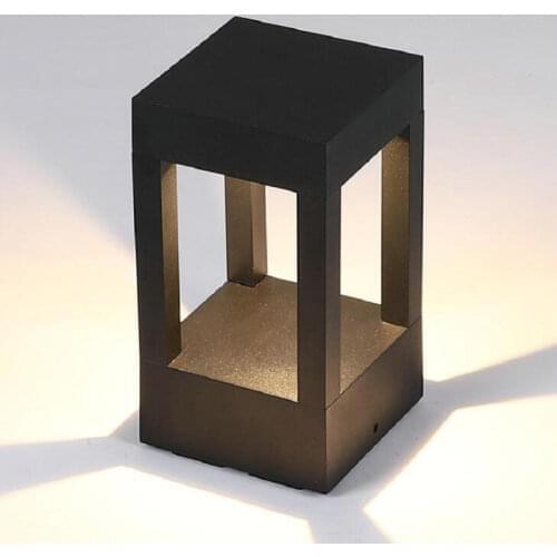 15W COB LED Bollard light for Landscape Garden Yard Square Outdoor Lighting LED lawn lamp