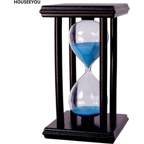 30 Minute Sand Hourglass Countdown Timing Modern Wooden Sandglass Timer Home Decor Ornaments Reloj De Arena New Year Gifts