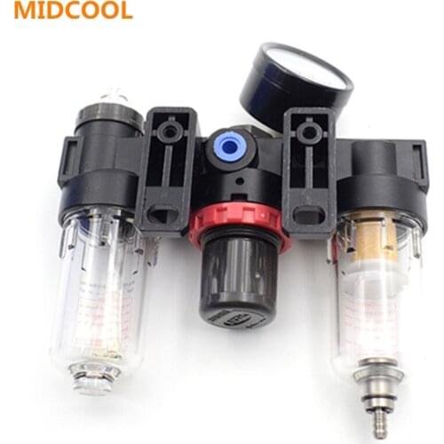 AC1500 AC2000 BC2000 Pneumatic Air Source Treatment Units Port Filter Regulator Lubricator Combination
