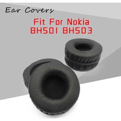 Ear Pads For Nokia BH501 BH503 Earpads Headphone Replacement Headset Ear Pad PU Leather Sponge Foam