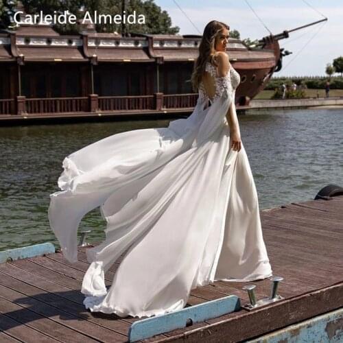 Carleide Almeida Sleeveless Wedding Dresses