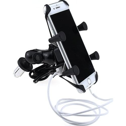 Phone Holder for KAWASAKI Kle 500 ZX600 NINJA ZX-6RR ZX-14R ZZR1400 ZX14R ZX6R Motorcycle GPS Navigation Bracket 16-19mm