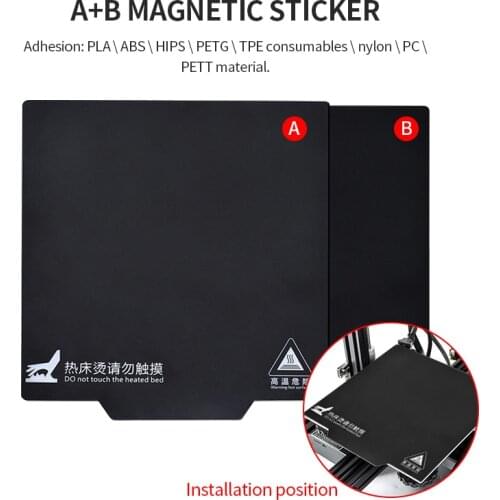 3D Printer Parts Magnetic Print Bed Tape 150x150mm Heatbed Sticker Hot Bed Build Surface Flex Plate for creality ender 3